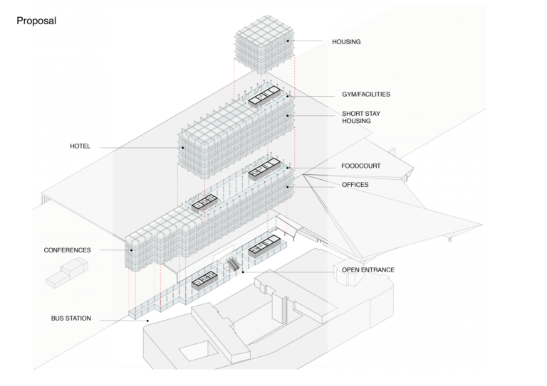 Axonometry Programme-01 - Bout